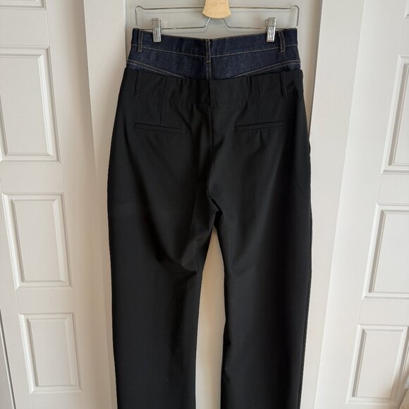 ZARA black & denim pants - Picture 3 of 3